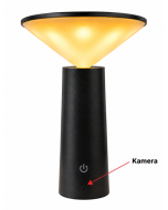 Skjult kamera i LED-bordlampe med Full HD og WiFi