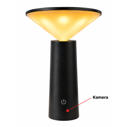 Skjult kamera i LED-bordlampe med Full HD og WiFi